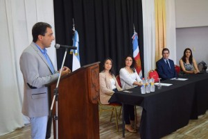 El Rector firmó convenio con municipio de Bandera