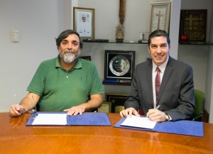 Firma de convenio entre UCSE y Escenarios Saludables