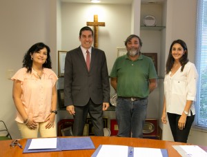 Firma de convenio entre UCSE y Escenarios Saludables