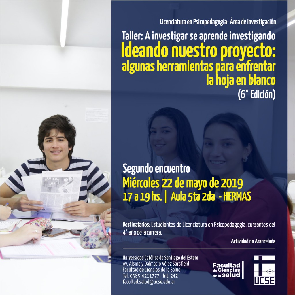 A investigar se aprende investigando 2019-2do encuentro-FLYER