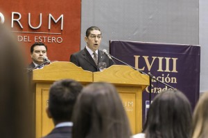 Acto académico de la LVIII Colación de Grados