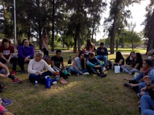 Agradable encuentro entre alumnos y docentes de nutrición