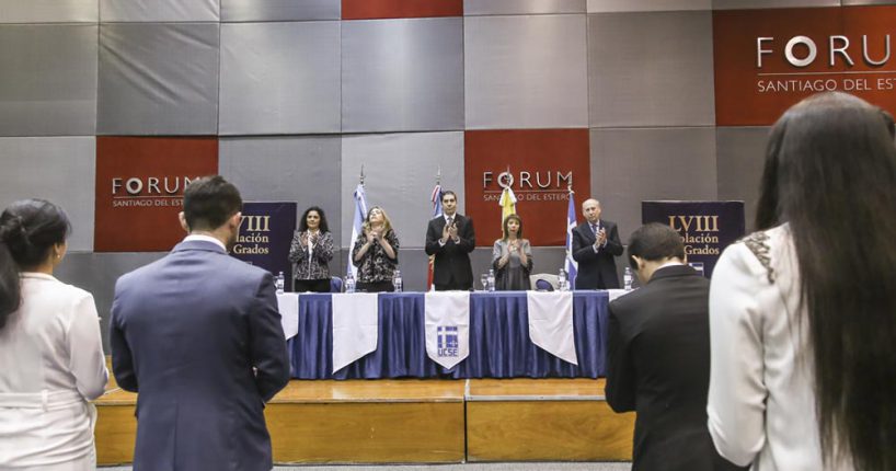 Acto académico de la LVIII Colación de Grados