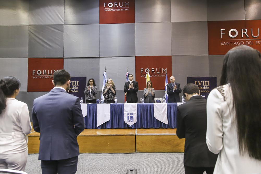 Acto académico de la LVIII Colación de Grados